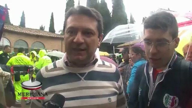 Alle catacombe la Via Crucis laica dei malati rari: Vogliamo uscire dal buio, la sanità ci abban