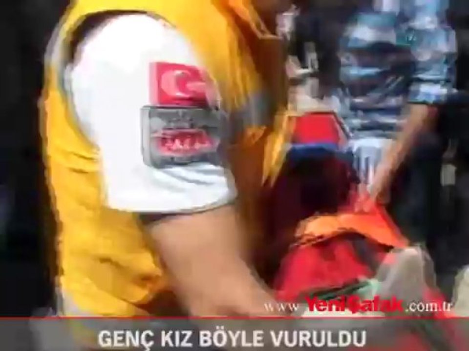 Genç kız böyle vuruldu