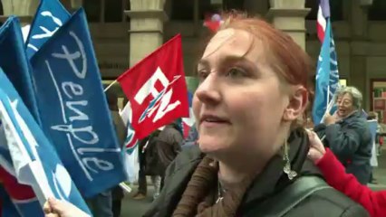 Des milliers de militants du Front National défilent à Paris