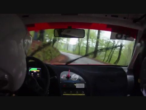 rallye des gueules noires 2013 es 1 jacquet alexandre/parent tiphaine saxo A6 3ème temps scratch