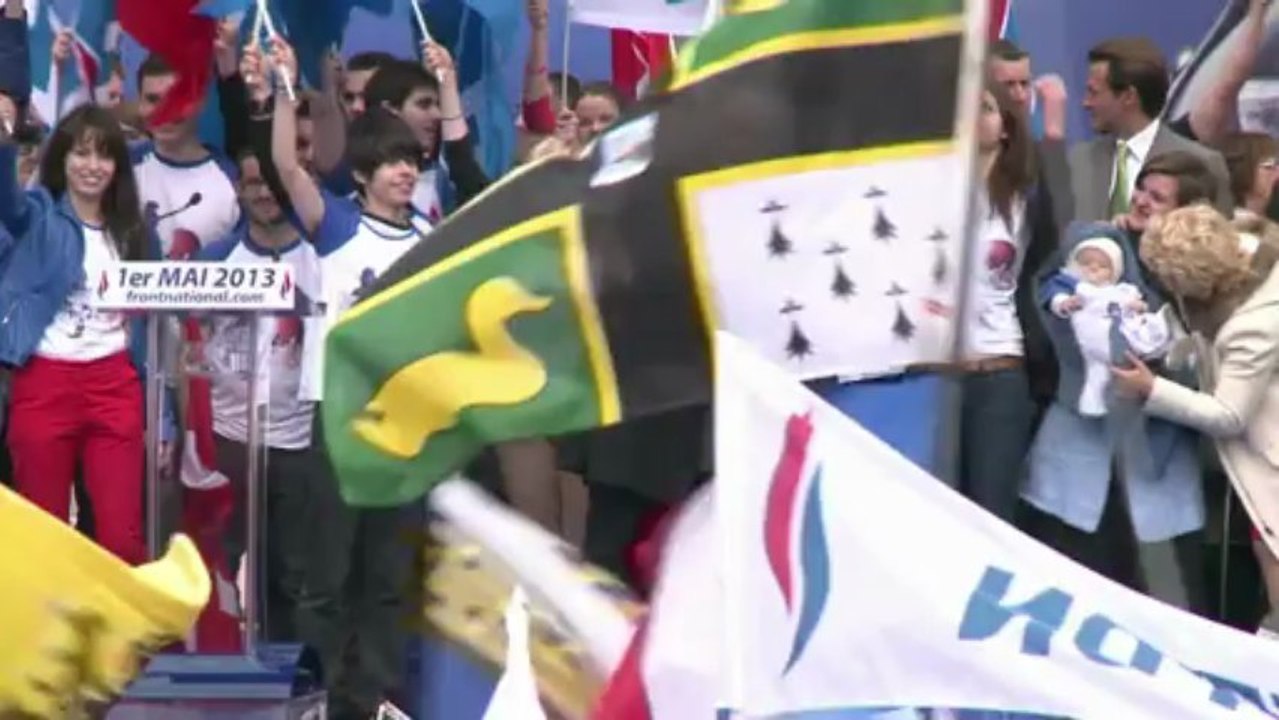 1er mai: discours de Marine Le Pen à Paris