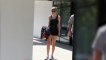 Taylor Swift Shows Off Her Slim Legs After Gym Session