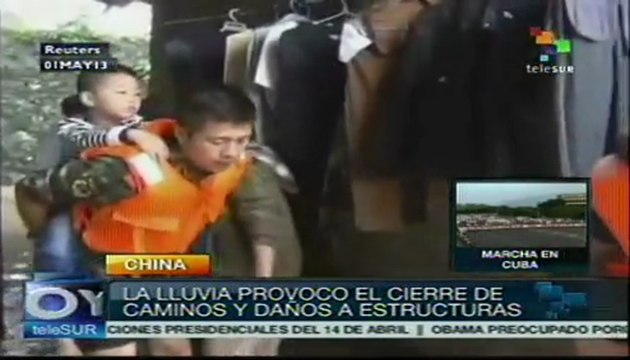 Lluvias e inundaciones causan graves daños en China