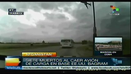 Difunden imagen de Boeing 747 cayendo en Afganistán