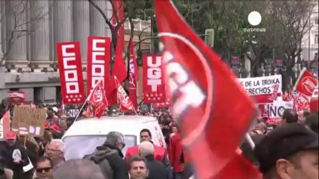 İspanya'da ekonomik krizin gölgesinde 1 Mayıs