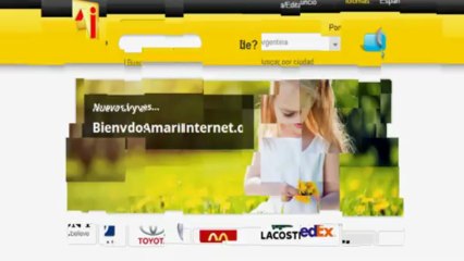 AMARILLAS INTERNET ARGENTINA.Publicidad de Alto Alcance