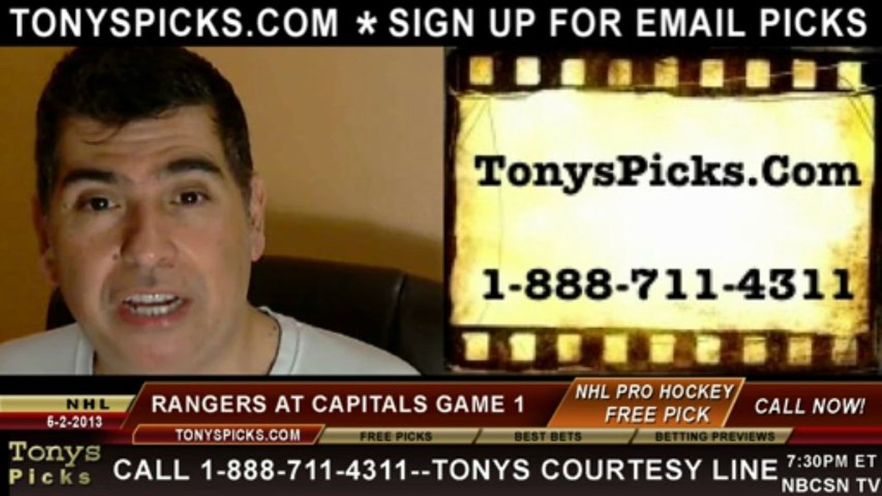 Washington Capitals versus New York Rangers Pick Prediction NHL Playoff Game 1 Lines Odds Preview 5-2-2013