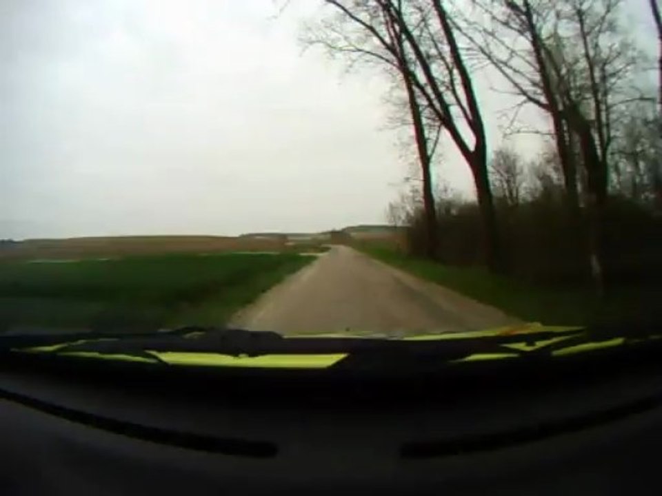 rallye de la meuse 2013, es1 équipage mougeot