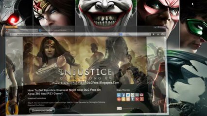 Injustice Blackest Night Skin DLC Free Download