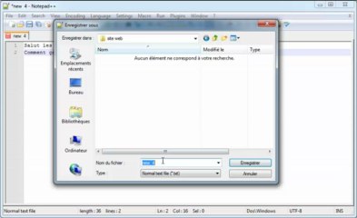 HTML5/CSS3 - Créer une page web avec l'éditeur