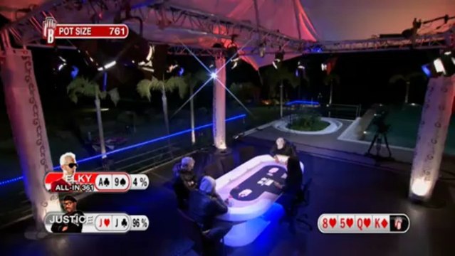 LMDB 3 - Justice élimine Elky - NRJ12 - PokerStars