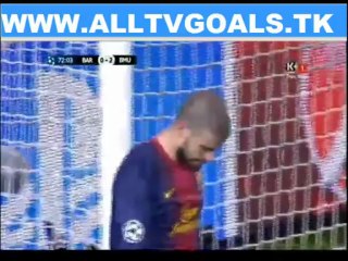 BARCELONA - BAYERN MUNICH 0-2 All goals 2 pique 01-05-2013