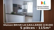 A vendre - Maison/villa - BRIVE LA GAILLARDE (19100) - 5 pièces - 115m²