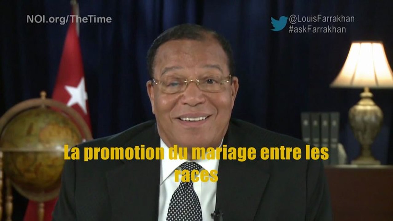 FARRAKHAN: "IL NE RESTERA PLUS UN SEUL BLANC SUR TERRE DANS 25 ANS"
