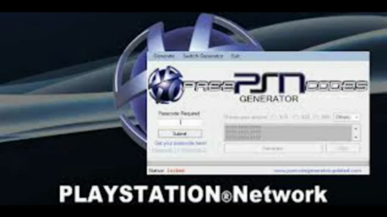 PSN Code Generator 2013- No Survey and No Download