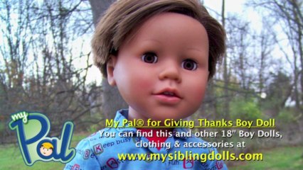 18" Boy Doll For Giving Thanks Available Christmas 2012