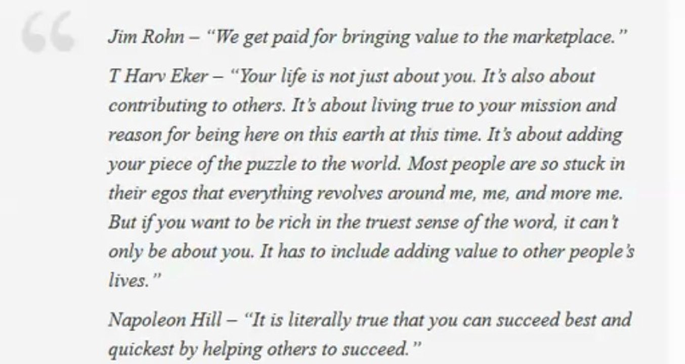It's Not All About You