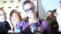 En la alfombra Roja con ROMEO SANTOS en evento privado HBO LATINO