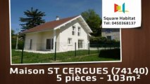 A louer - Maison/villa - ST CERGUES (74140) - 5 pièces - 103m²