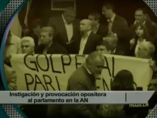 Instigación y provocación opositora al parlamento en la Asamblea Nacional 02_05_2013
