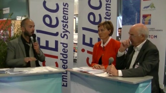 [DECIELEC 2013] Jean-Claude Palmade, président du CDDE - Chantal Robin-Rodrigo, vice président du CG des HP