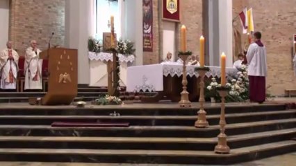 Lubin - Msza św. w intencji wolnych mediów 1.05. 2013.