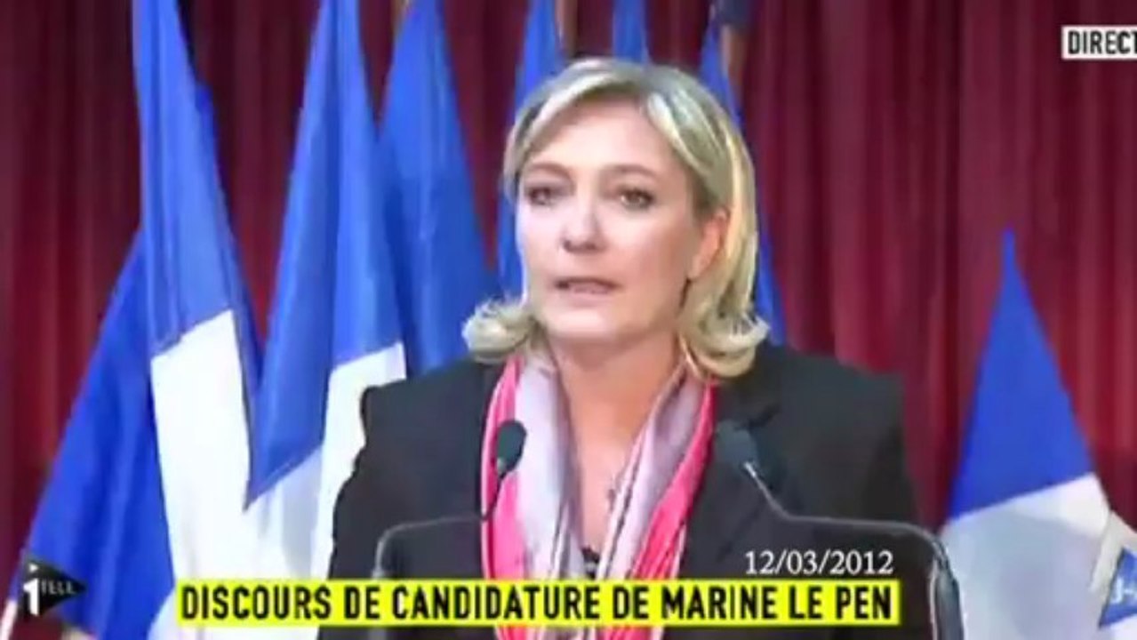 Lapsus: Marine Le Pen bute sur la "démocratie"