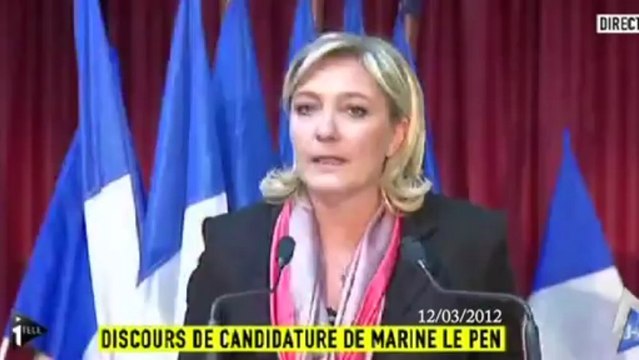 Lapsus: Marine Le Pen bute sur la démocratie