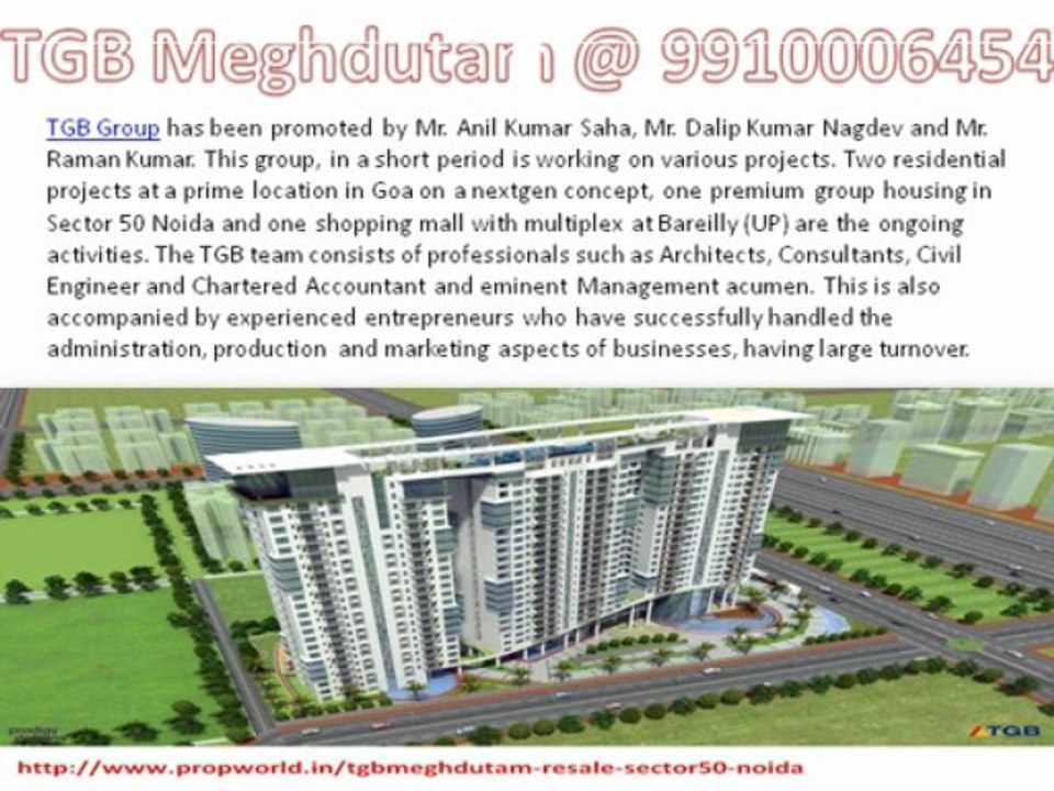 TGB Meghdutam TGB Meghdutam Resale 9910006454 Ready to Move Apartments TGB Meghdutam Sector 50 Noida