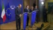 Italian PM Letta calls for growth policy in Brussels