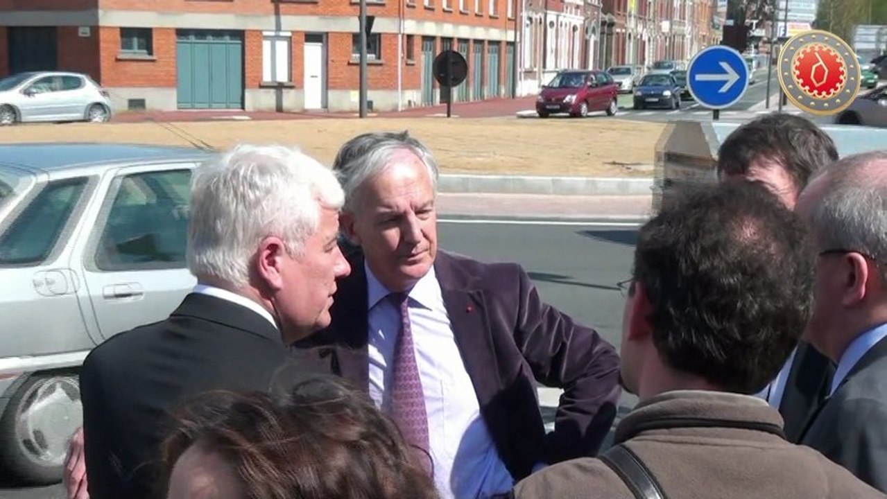 Douai - Inauguration du giratoire de la Porte d'Arras - Jeudi 25 avril 2013