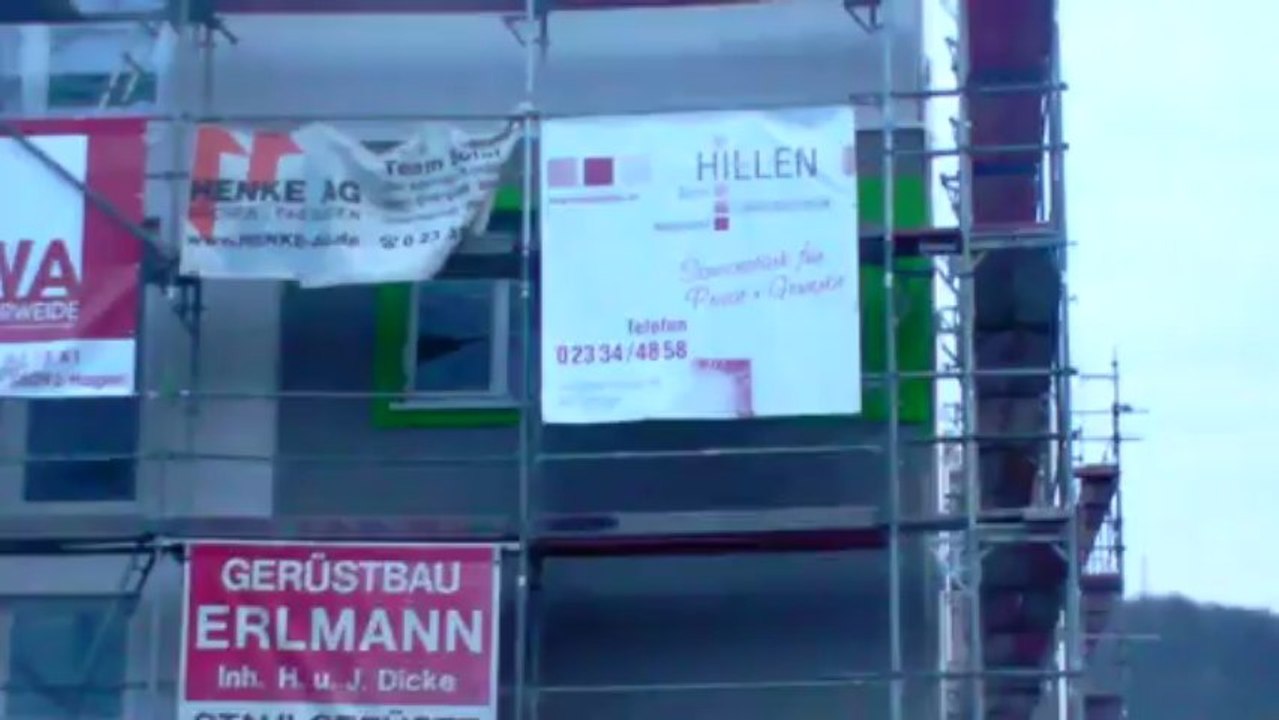 Maßregel Klinik am Kaisberg ohne Infoschild Baustelle 24.04.2013 ohne Infoschild für Bürger Vorhalle