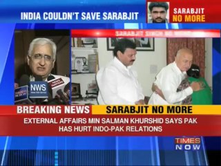 Salman Khurshid says he is anguished by Sarabjit's death