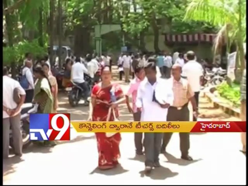 Teachers transferred through Counselling