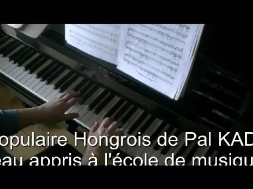 Chant populaire Hongrois de Pal KADOSA
