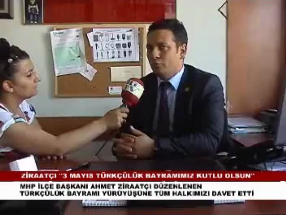 MHP İLÇE BAŞKANI AHMET ZİRAATÇI NIN TÜRKÇÜLÜK BAYRAMI DAVETİ