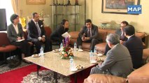 كريم غلاب يستقبل رئيس مجموعة الصداقة البرلمانية اليابانية المغربية