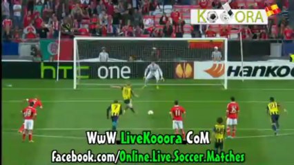 هدف تعادل فنربخشة فى بنفيكا