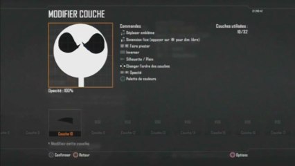 Emblème carte agent l'étrange noel de Monsieur Jack - Black Ops 2