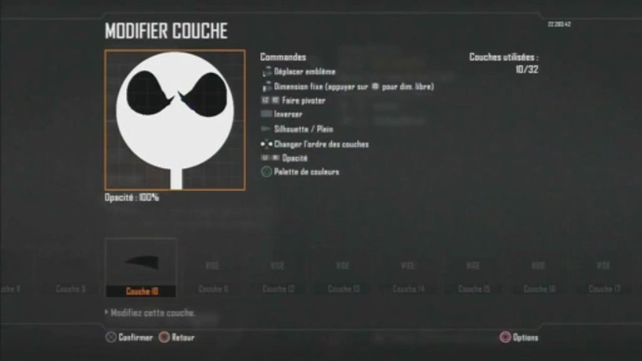 Emblème carte agent l'étrange noel de Monsieur Jack - Black Ops 2