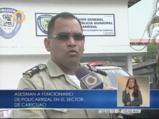 Asesinan a funcionario de la Policía Municipal de Carrizal