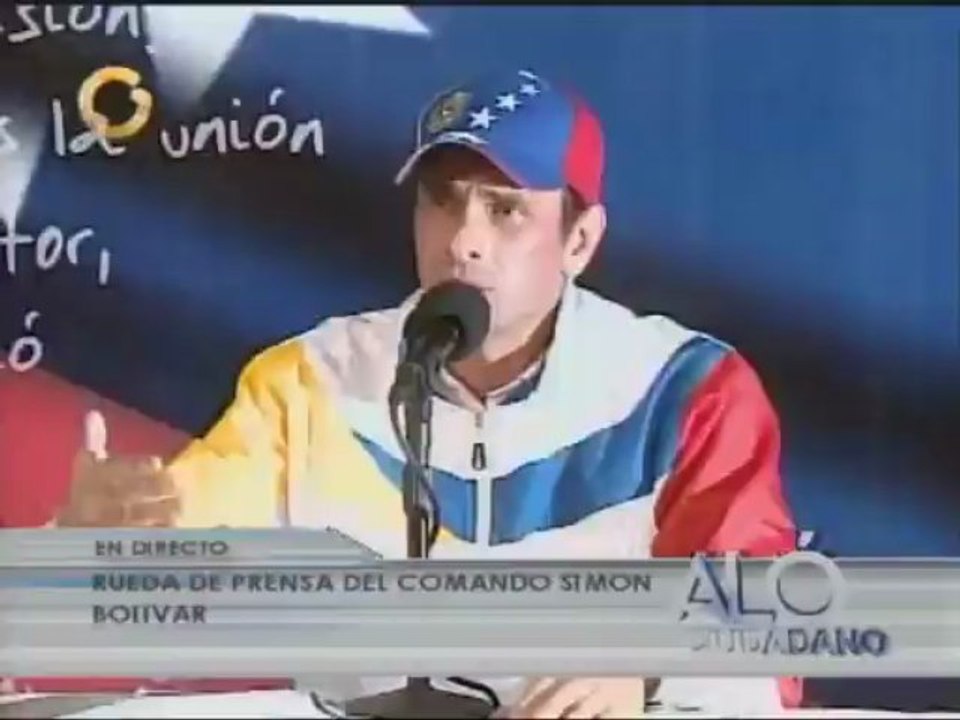 Capriles: Hemos hecho una impugnación total del proceso electoral, no parcial