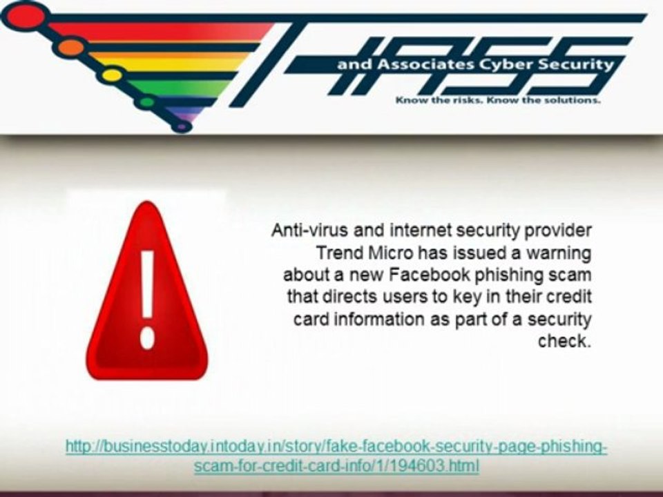 Trend Micro warns against fake Facebook security page phishing scam