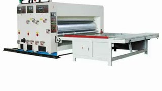YSF-F series corrugated cardboard water-based printing rotary die cutting slotting