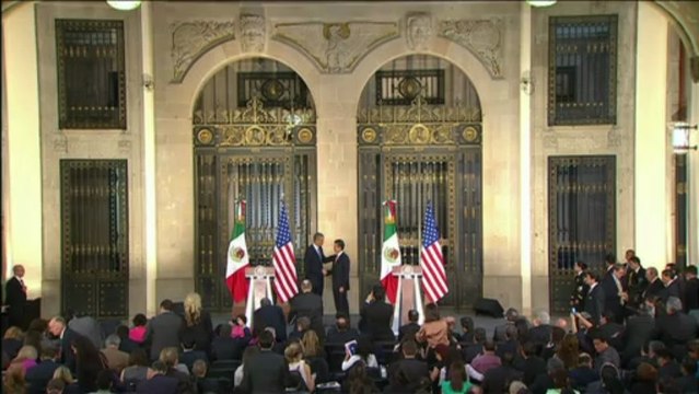 Reunidos Obama y Peña Nieto