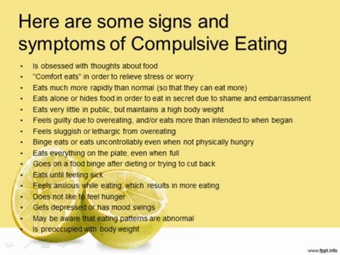 Springhill Counselling Group Reviews : Symptoms Of Compulsive Eating