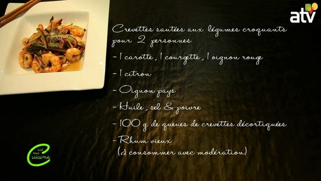 Crevettes sautées aux legumes croquants 02 05 2013