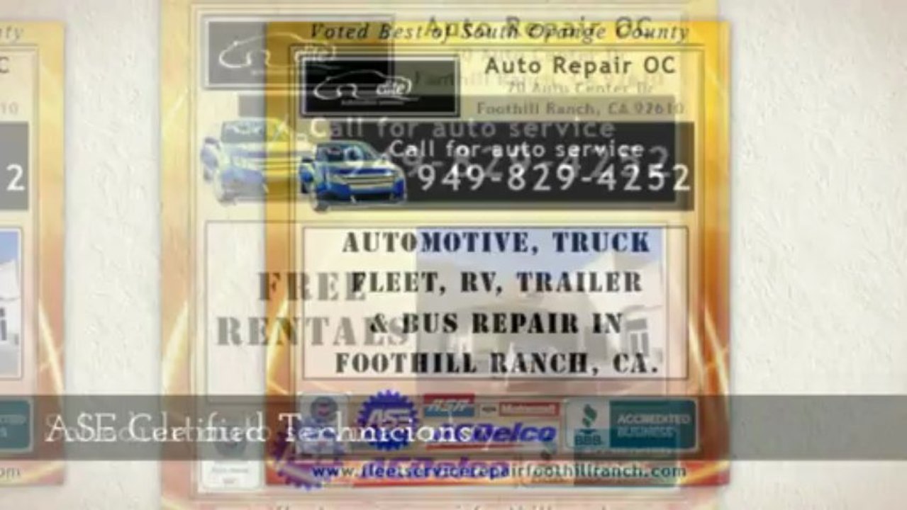 Automotive A/C Service 949.829.4252 Coto de Caza