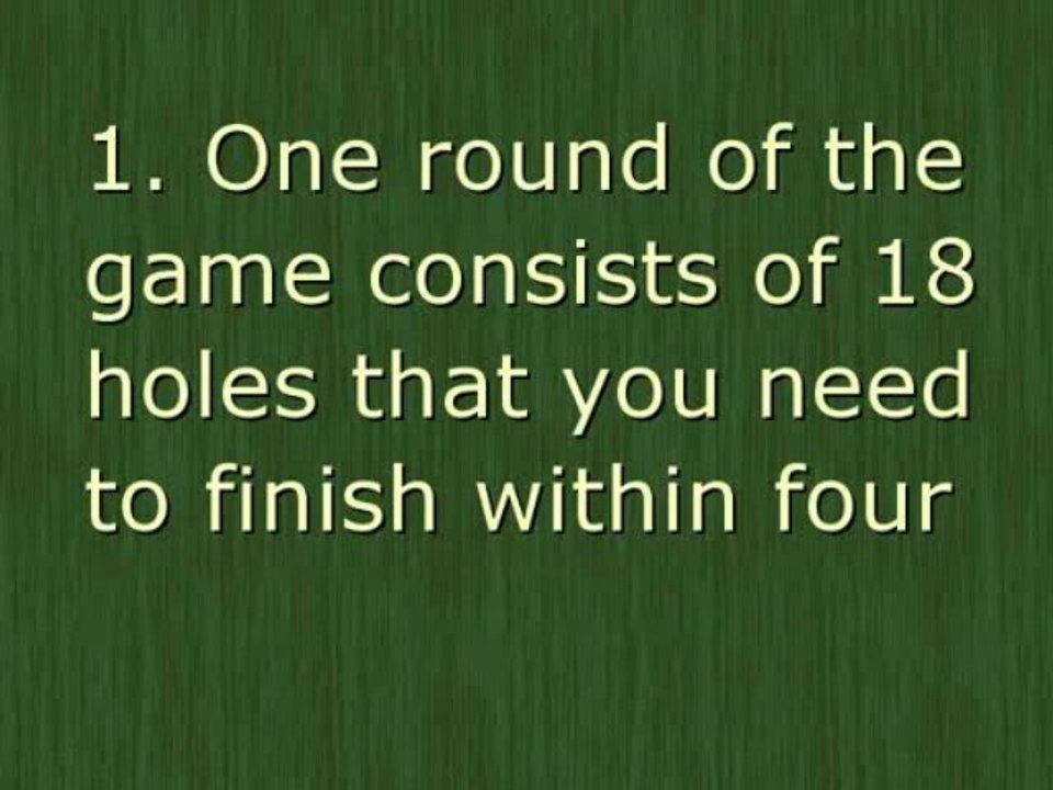 9 Basic Golf Rules For Beginners