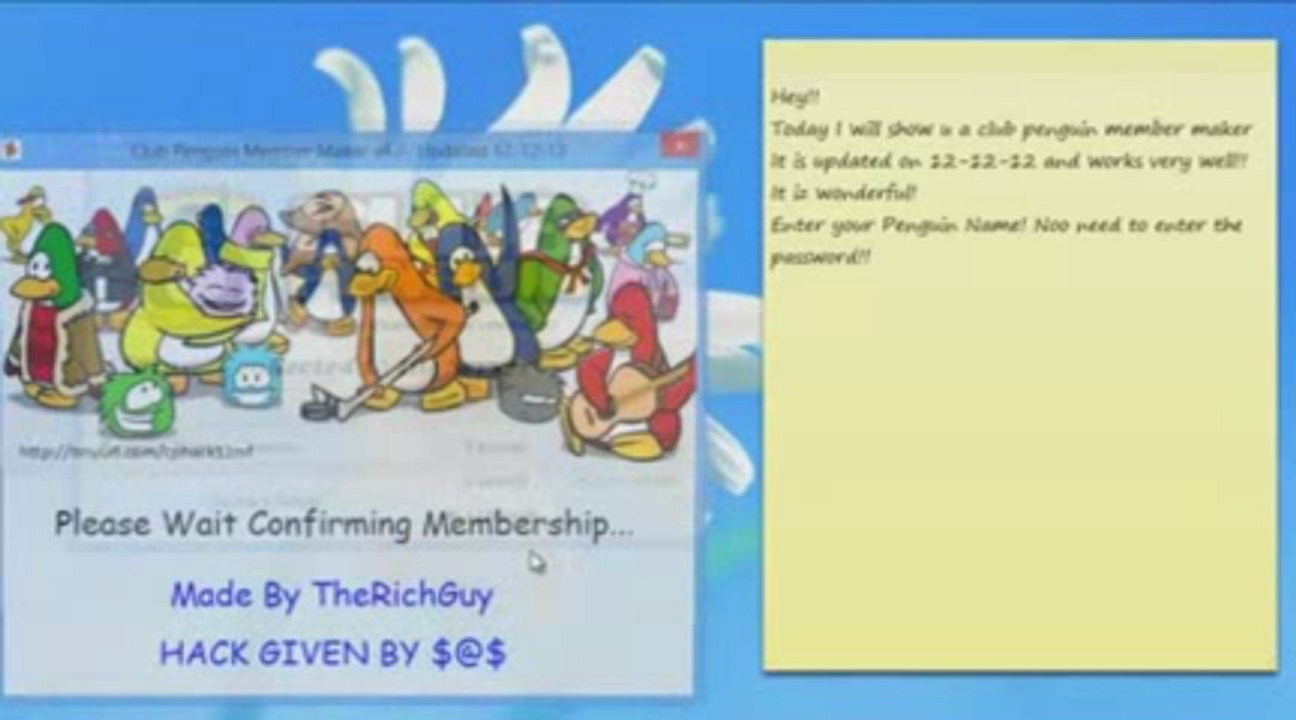 Club Penguin Membership -Hack- -Pirater- FREE Download May - June 2013 Update